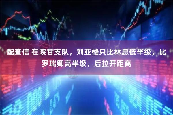 配查信 在陕甘支队，刘亚楼只比林总低半级，比罗瑞卿高半级，后拉开距离